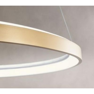 NOBU SOSPENSIONE A LED OVALE 3 MISURE CCT 3000K-4000K LUCE DIRETTA E INDIRETTA DIMMERABILE ALLUMINIO 3 COLORI