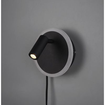 JORDAN APPLIQUE MODERNA CON SNODO ORIENTABILE A LED IN METALLO 3 FINITURE COLORE DOPPIA ILLUMINAZIONE TRIO LIGHTING - Cristalens