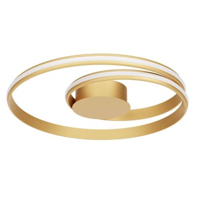 TORSION PLAFONIERA LED 40W LUCE CCT 2700K-3000K-4000K DIMMERABILE ALLUMINIO 3 COLORI MODERNA