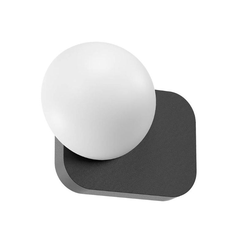 LUMIEN APPLIQUE AD 1 LUCE LED 7W LUCE CCT 2700K-3000K IN METALLO BIANCO, NERO E ORO DESIGN MODERNO