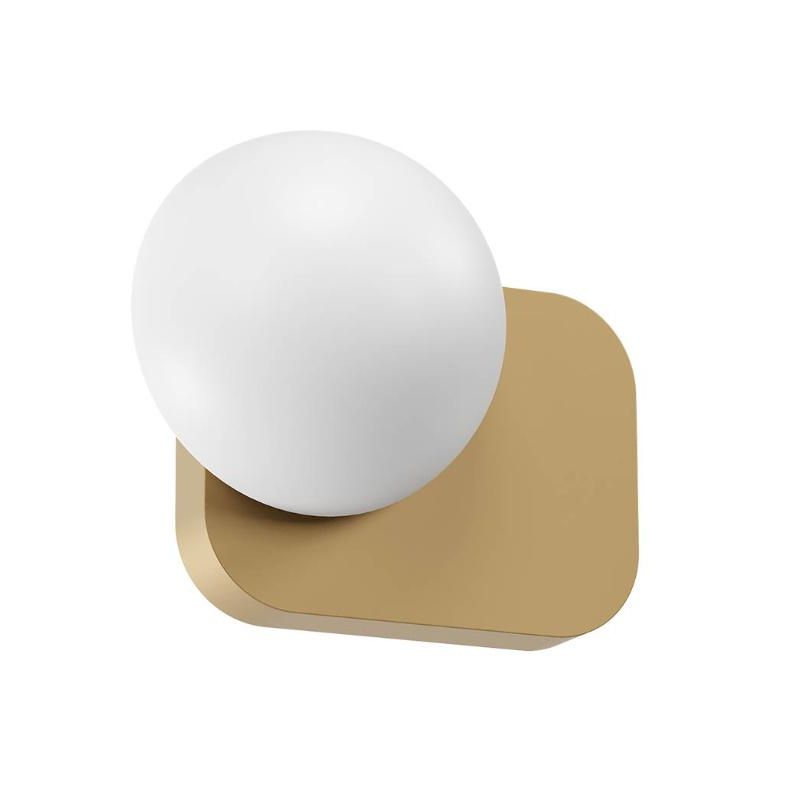 LUMIEN APPLIQUE AD 1 LUCE LED 7W LUCE CCT 2700K-3000K IN METALLO BIANCO, NERO E ORO DESIGN MODERNO