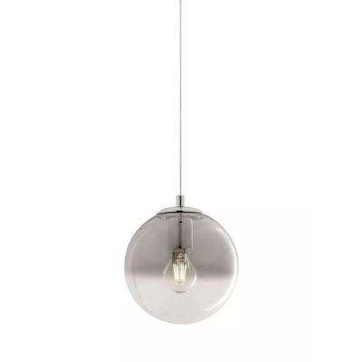 BERRY SOSPENSIONE A SFERA IN 3 MISURE METALLO CROMO O ORO LAMPADINA ATTACCO E27 DESIGN MODERNO