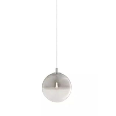 BERRY PICCOLA SOSPENSIONE A SFERA D15 CM METALLO CROMO O ORO LAMPADINA ATTACCO G9 DESIGN MODERNO